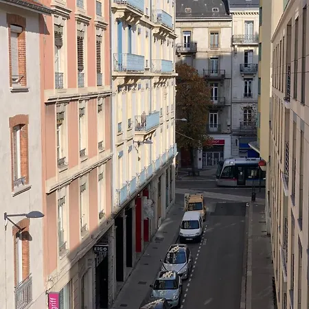 #e0 View On The Bastille Alsace Lorraine Terrace * Grenoble